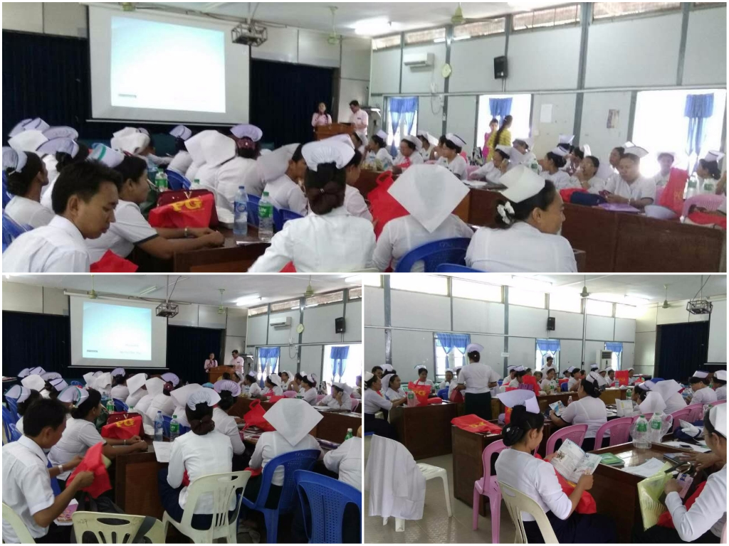 H1N1 Flu Outbreak Training To Nurses In Mandalay Division
